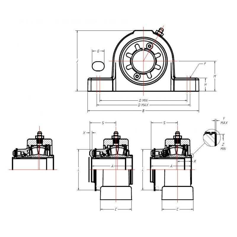 BF/BG Drive End Bearing (45mm)