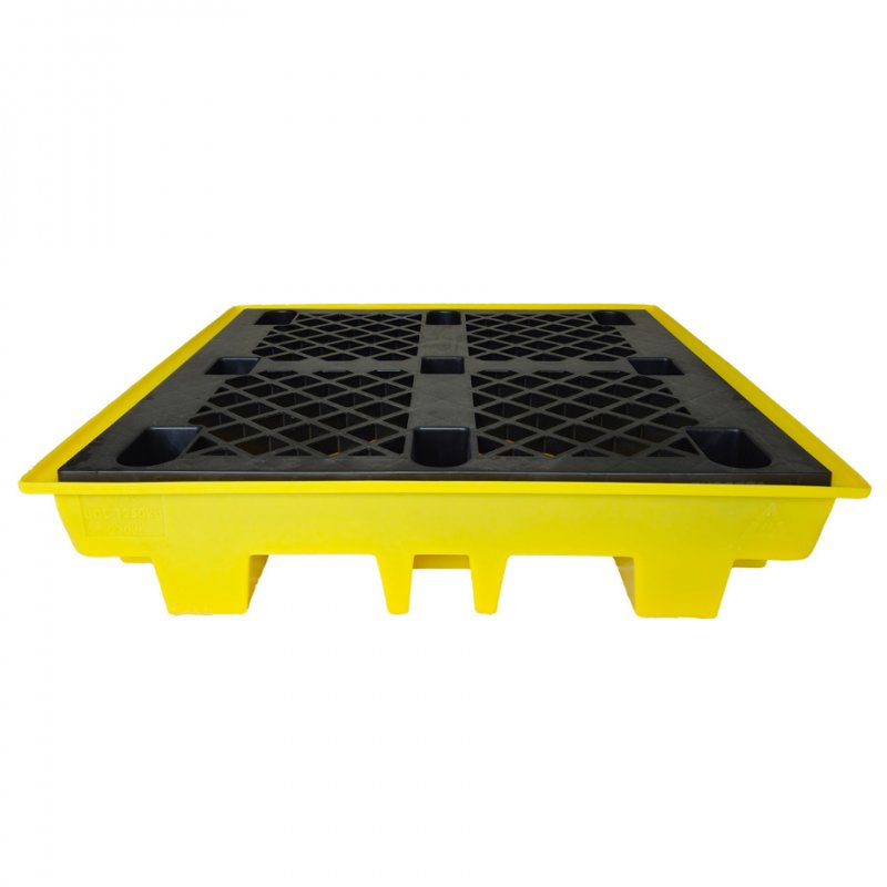 4 Drum Spill Pallet, Low Profile