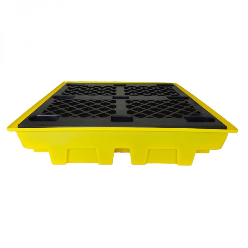 4 Drum Spill Pallet, Low Profile