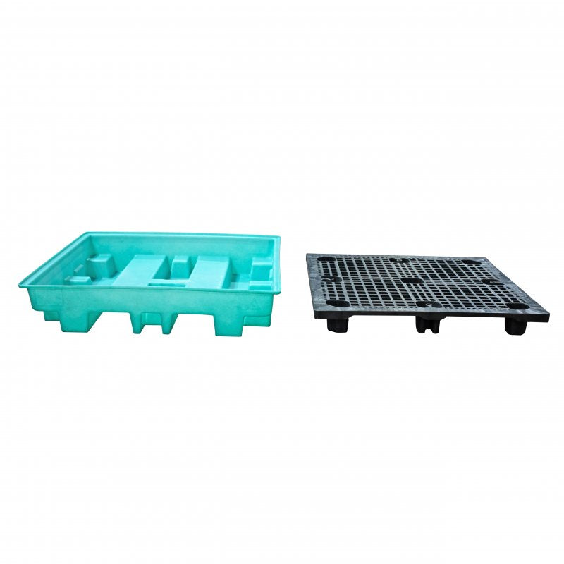 4 Drum Spill Pallet, Low Profile