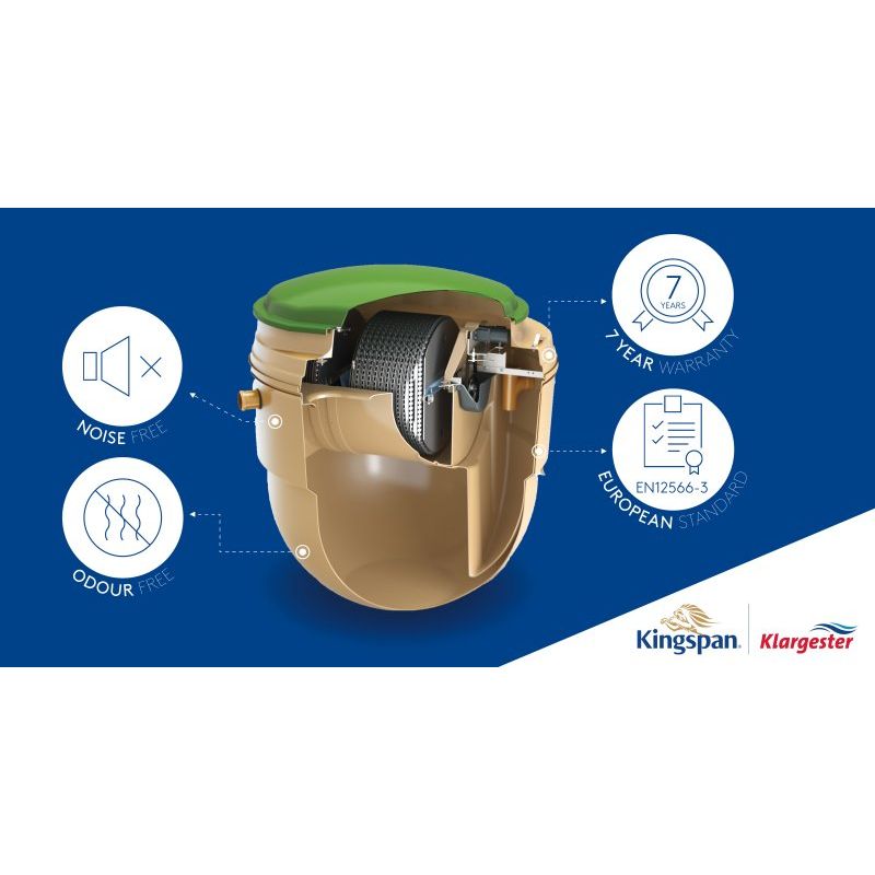 Klargester BA-X BioDisc Sewage Treatment Plant up to 9PE