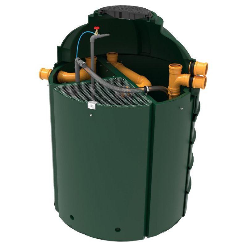 Harlequin HydroClear CAP6 Sewage Treatment Plant - Section