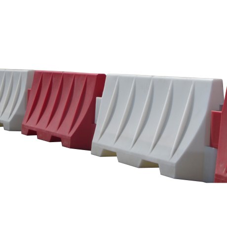 Pack (2) 1.6 Metre Red and White Road Safety Barriers