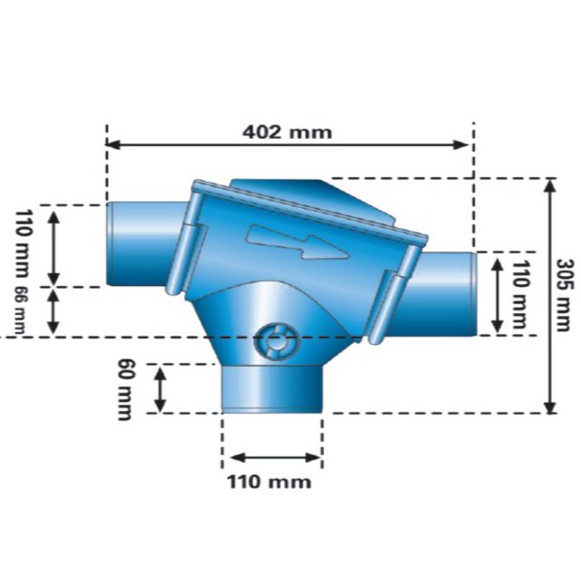 Patronen Filter - Dimensions