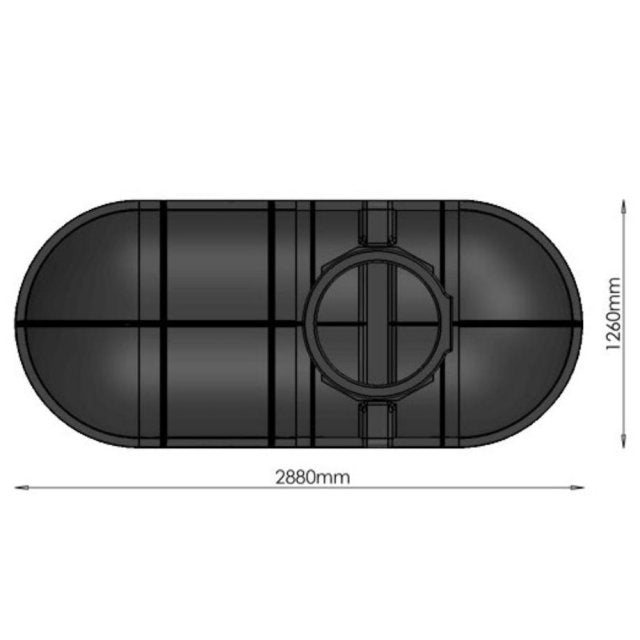2600 Litre Underground water tank