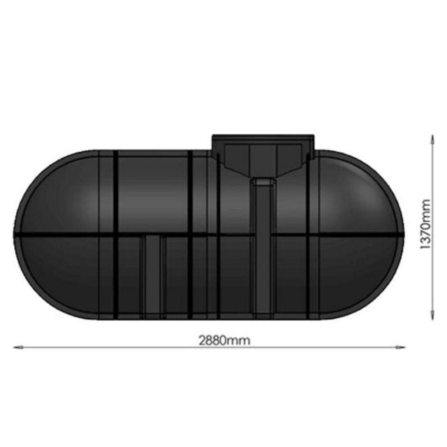 2600 Litre Underground water tank