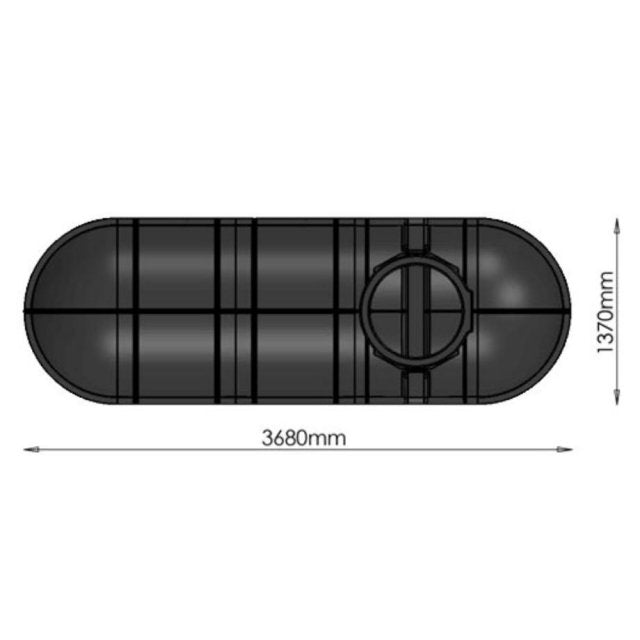 3400 Litre Underground water storage tank