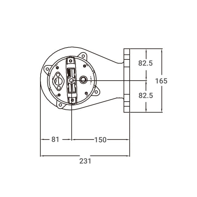 Hippo 50 Sewage Pump, Horizontal Discharge
