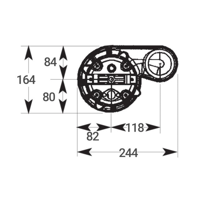 Hippo 50 Sewage Pump, Vertical Discharge