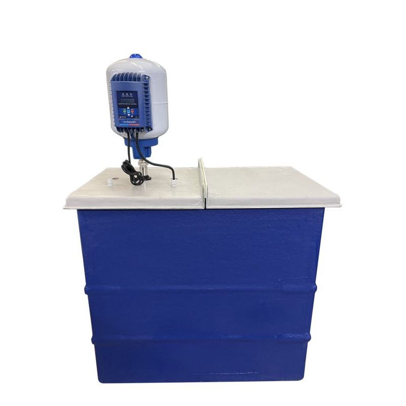2501 Litre GRP Water Tank with a Single Pump Booster Set