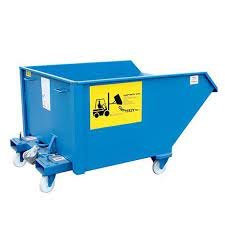 Auto Tipping Skip - 1.6mÂ³ on Castors