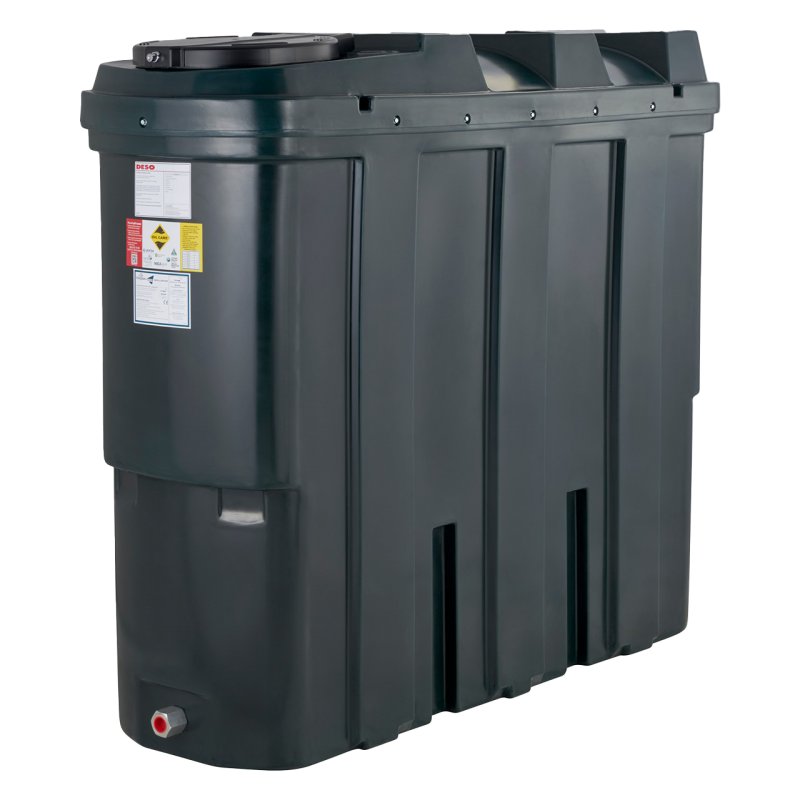 1235 Litre Slimline Bunded Oil Tank