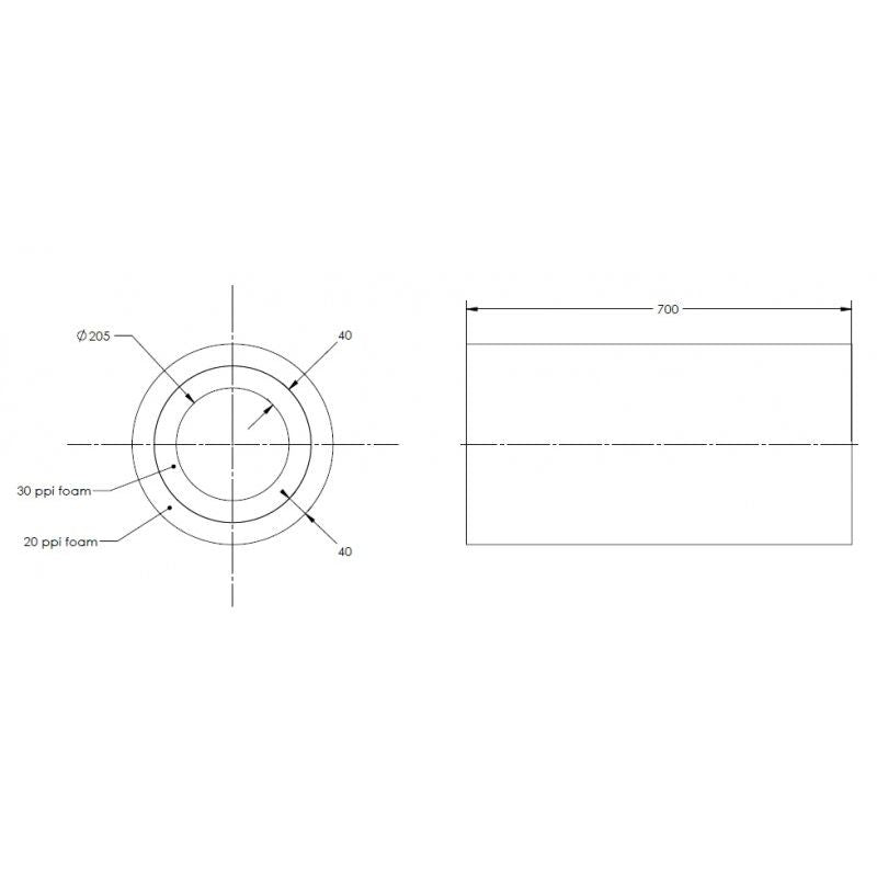 Coalescer Foam Filter - nsbd018