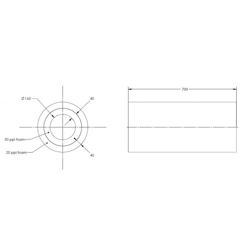 Coalescer Foam Filter - nsbd