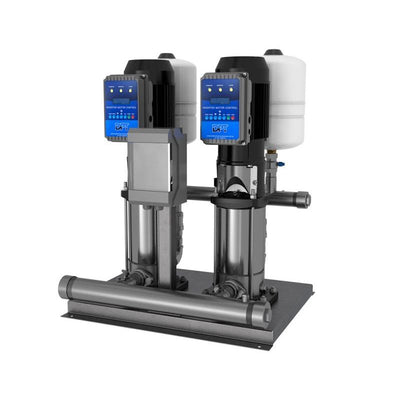 3' Twin Variable Speed Vertical Booster Pump Set Mid curve duty - 320l/min @ 6.5bar D/A