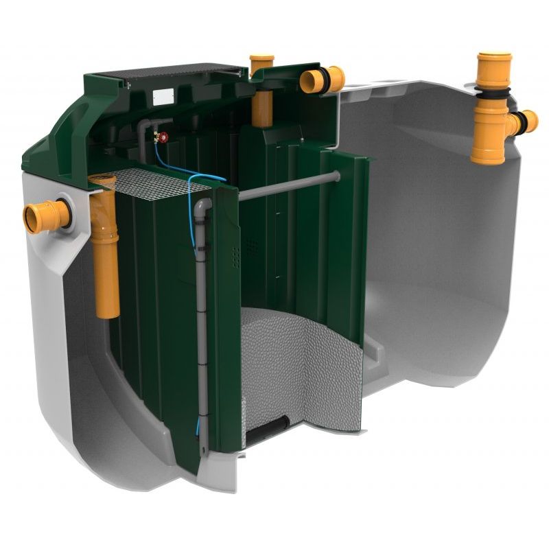 Harlequin CAP12 Sewage Treatment Plant - Cutaway