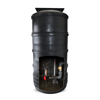 Sewage Pumping Station, Single Pump, 3500 litre tank