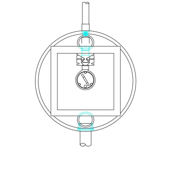 Sewage Pump station, Single Pump, 1200 litre tank