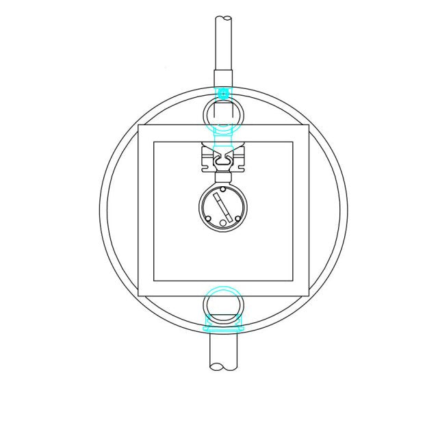 Sewage Pump station, Single Pump, 800 litre tank