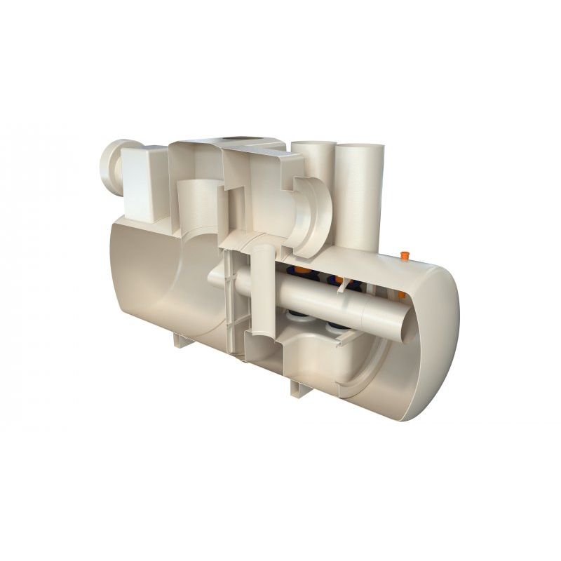 Klargester Bypass Separator - NSBE025 Cut Away