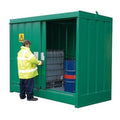 Steel Bunded IBC, Drum Store, DPU8-2, in use