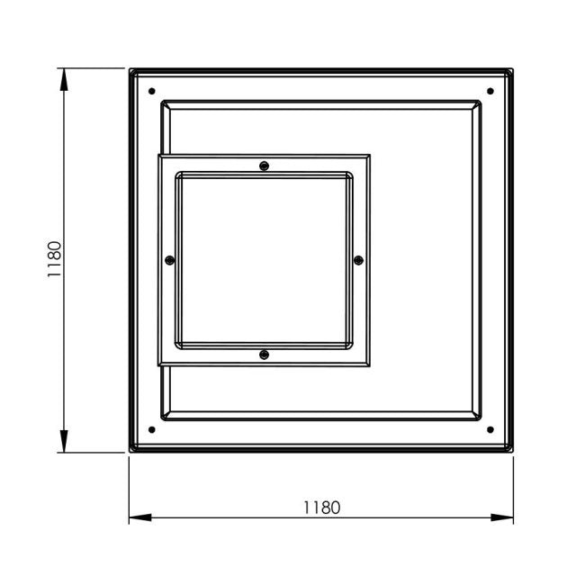 1000 Litre GRP Water Tank - Two Piece with Insulation
