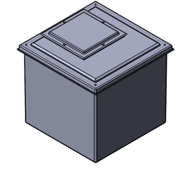 1050 Litre GRP Water Tank, Insulated