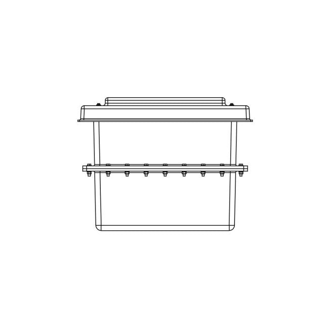 160 Litre GRP Water Tank - Two Piece Insulated