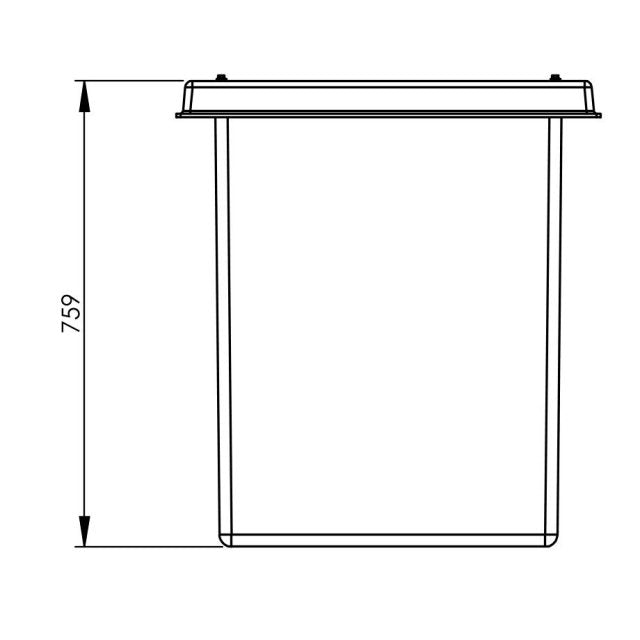 187 Litre GRP Water Tank, Insulated