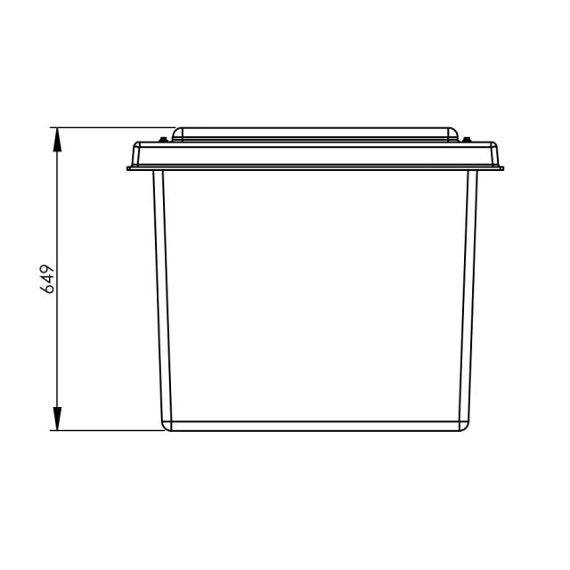 225 Litre GRP Water Tank, Insulated