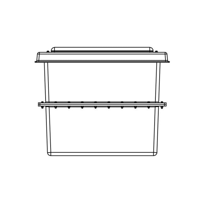 225 Litre GRP Water Tank - Two Piece Insulated