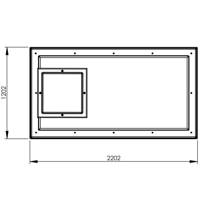 2500 Litre GRP Water Tank - Two Piece Insulated