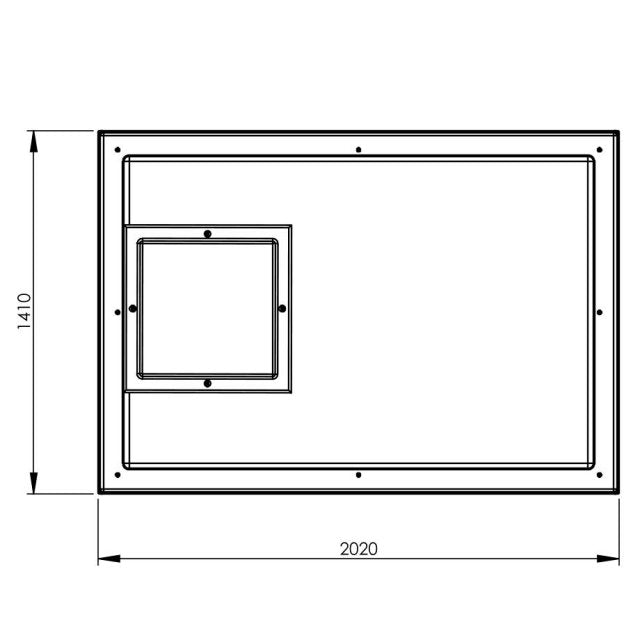 2726 Litres GRP Water Tank, Insulated