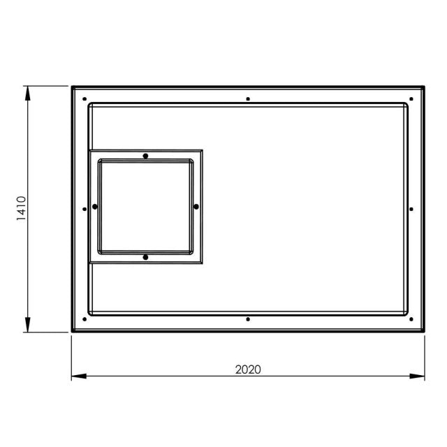 2726 Litre GRP Water Tank - Two Piece Insulated