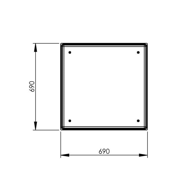 305 Litre GRP Water Tank  with Insulation