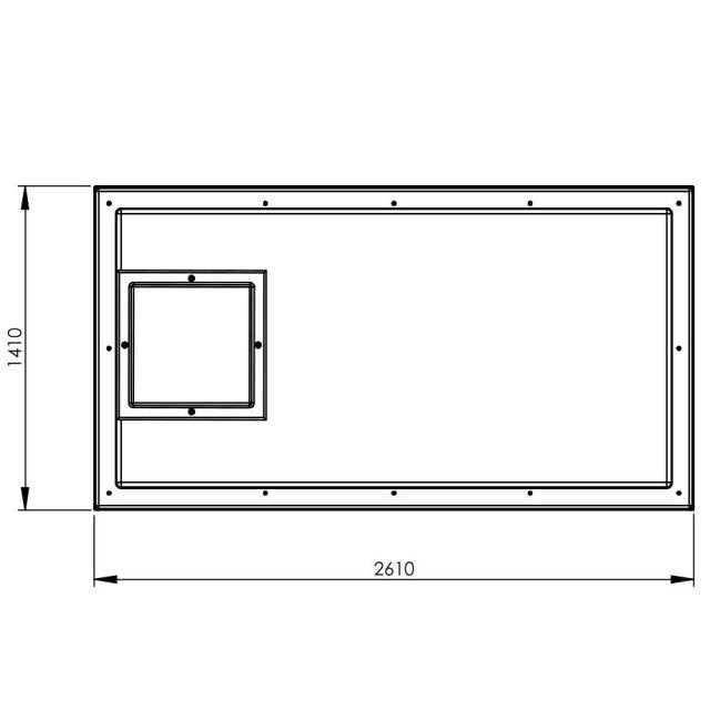 3636 Litre GRP Water Tank, Insulated