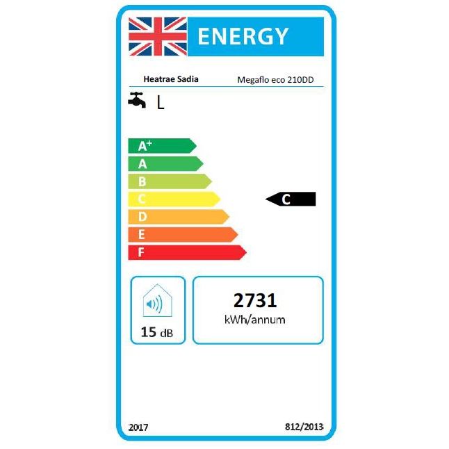 Megaflo Eco 210 Litre Direct Unvented Hot Water Cylinder