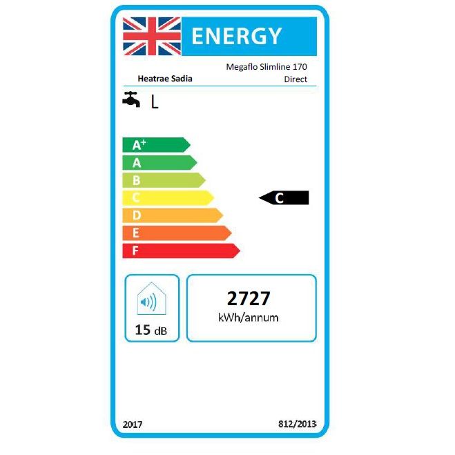 Megaflo Eco Slimline 170 Litre Direct Unvented Hot Water Cylinder