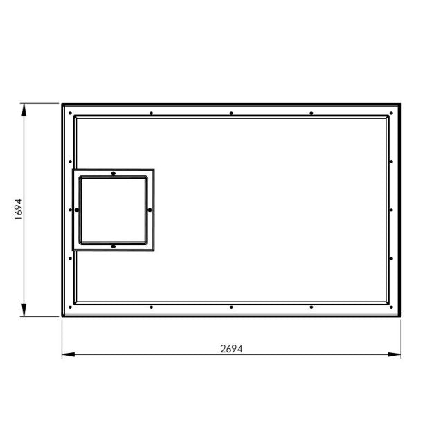3750 Litre GRP Water Tank - Two Piece Insulated
