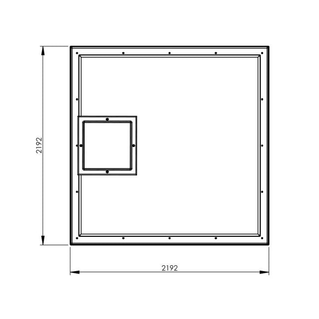 4000 Litre GRP Water Tank - Two Piece Insulated