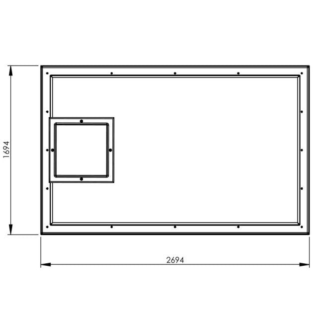 4500 Litres GRP Water Tank, Insulated