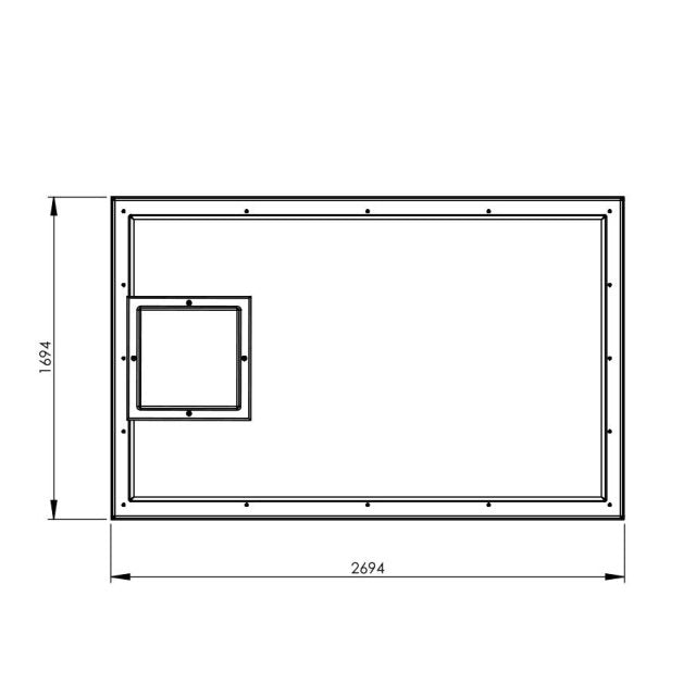 4500 Litre GRP Water Tank - Two Piece Insulated