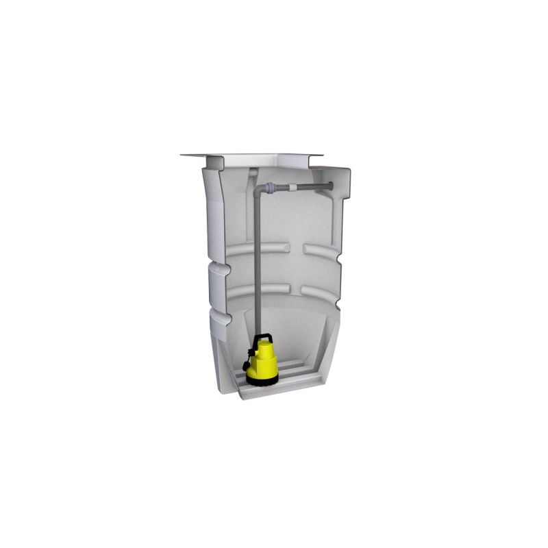 680 Litre - Grey Water, Surface and Ground Water AquaTank Single Pump Station