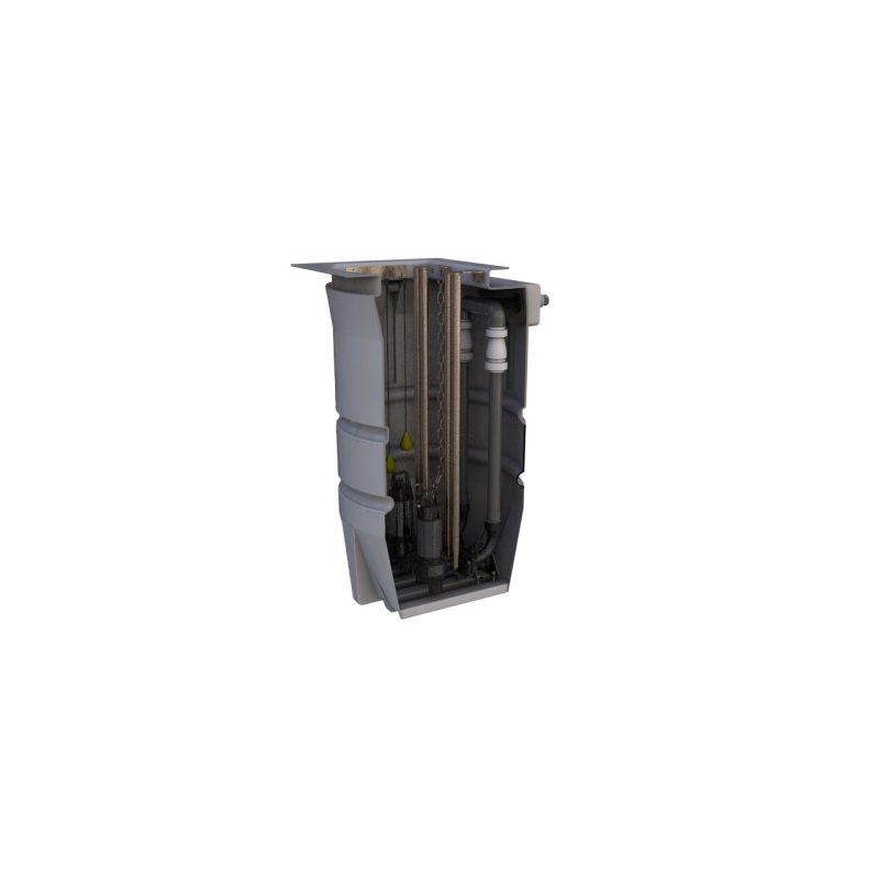 1190 Litre Foul Water - Mini Twin Pump Station