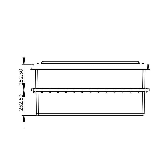 500 Litre GRP Water Tank - Two Piece Insulated