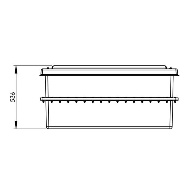 500 Litre GRP Water Tank - Two Piece Insulated