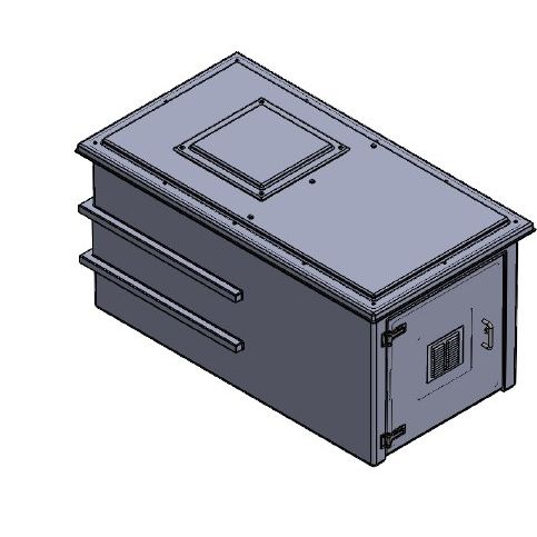 1000 Litre GRP Pump Enclosure with built in Tank, AG air gap 2000-1000