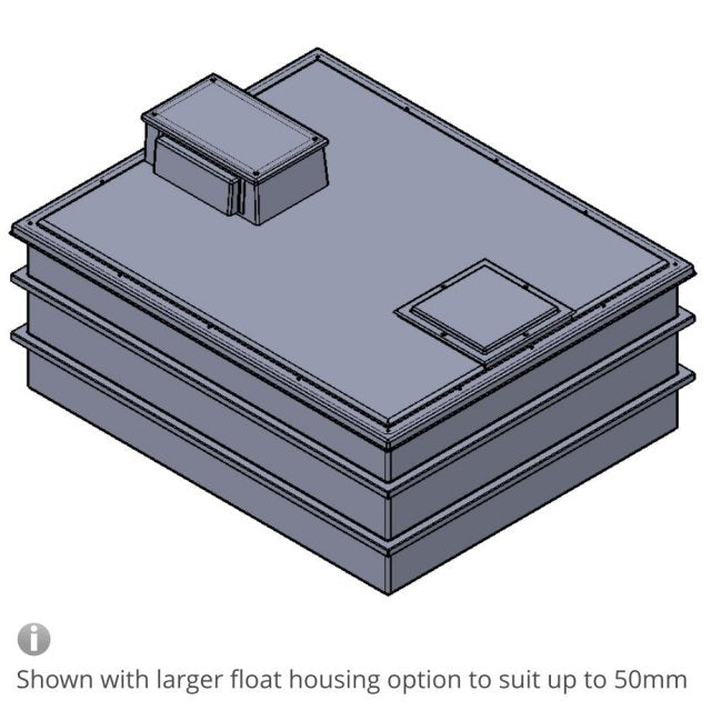 5000 Litre Type AB Air Gap GRP Water Tank, Insulated, Cat 5