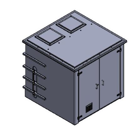 3000 Litre GRP Pump Enclosure with built in tank and Triple Pump Max Flow 240L/Min 8000-3000