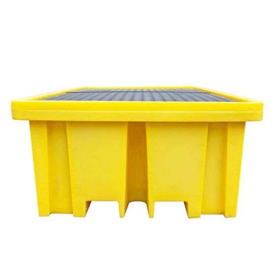 Double IBC Spill Pallet with Fourway Access - front view